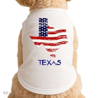 Texas USA Flag Doggie Tank