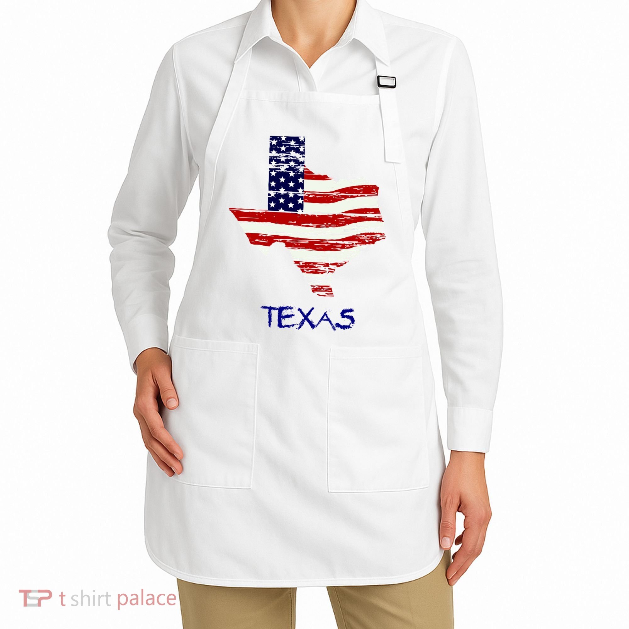 Texas USA Flag Apron