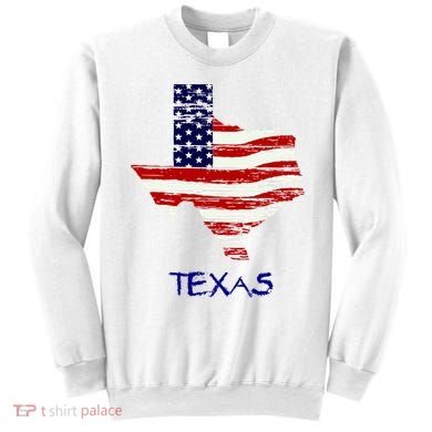 Texas USA Flag Sweatshirt