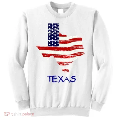 Texas USA Flag Sweatshirt