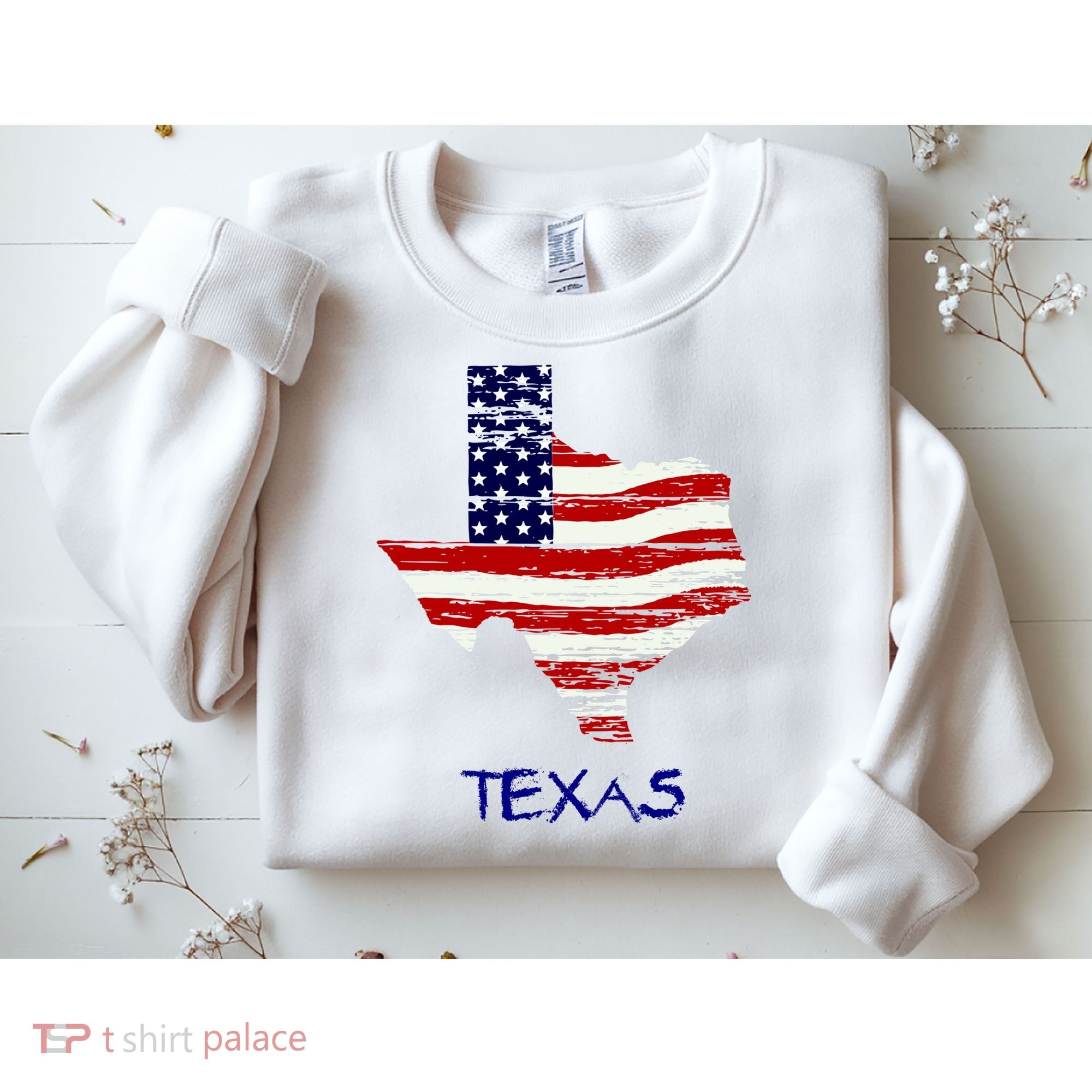 Texas USA Flag Sweatshirt