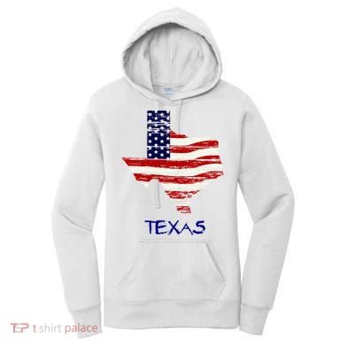 Texas USA Flag Women's Hoodie
