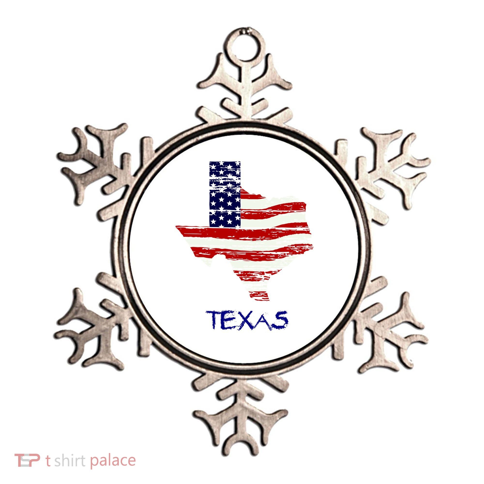 Texas USA Flag Ornament