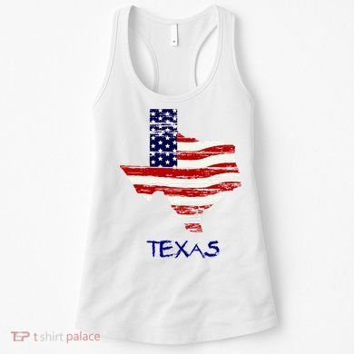 Texas USA Flag Women's Tank Top