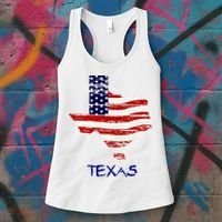 Texas USA Flag Women's Tank Top thumb 3