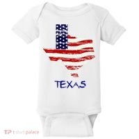 Texas USA Flag Baby Bodysuit thumb 0