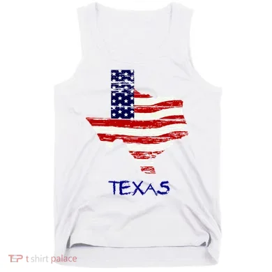 Texas USA Flag Tank Top