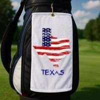 Texas USA Flag Golf Towel thumb 2