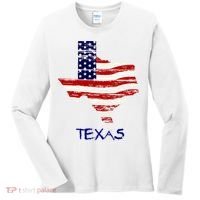 Texas USA Flag Women's Long Sleeve Shirt thumb 0