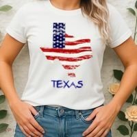 Texas USA Flag Women's T-Shirt thumb 2