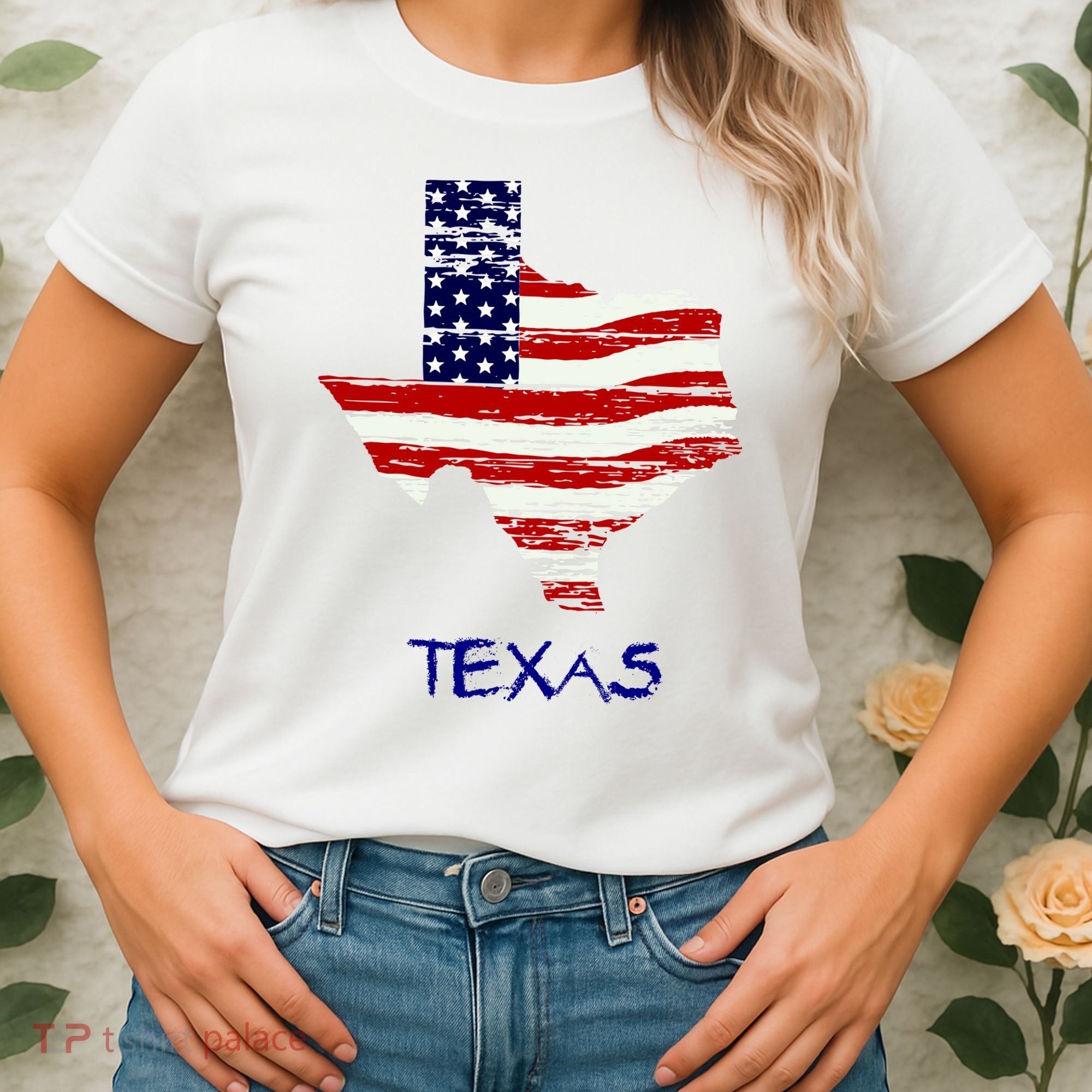 Texas USA Flag Women's T-Shirt