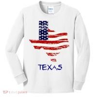 Texas USA Flag Kids Long Sleeve Shirt thumb 0