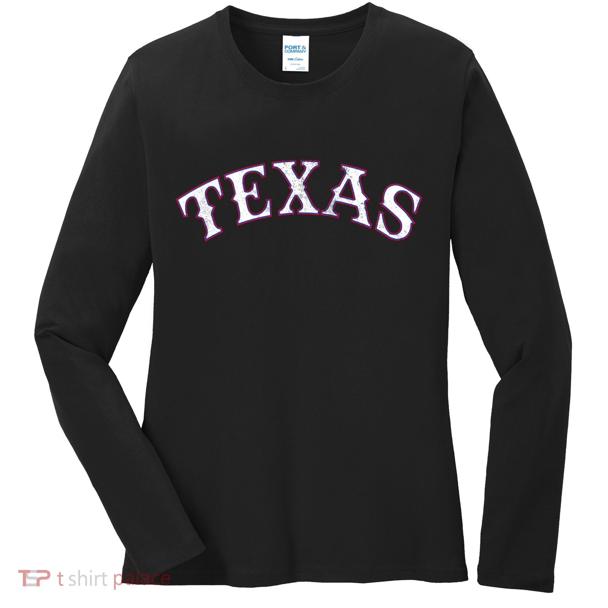 Texas Vintage Classic Logo Women's Long Sleeve Shirt