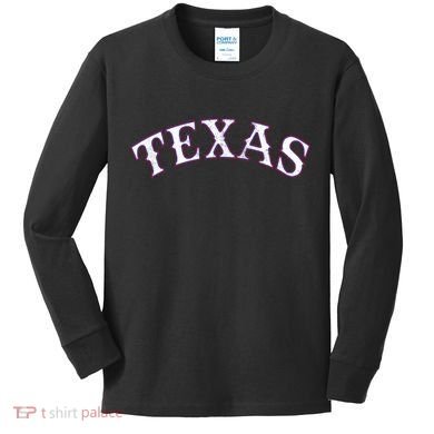 Texas Vintage Classic Logo Kids Long Sleeve Shirt