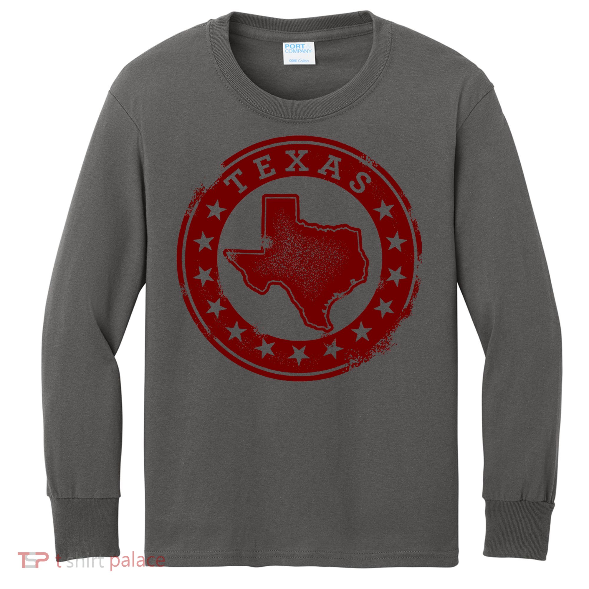 Texas Vintage Logo Kids Long Sleeve Shirt
