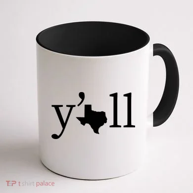 Texas Y'all Coffee Mug back