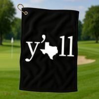 Texas Y'all Golf Towel thumb 1