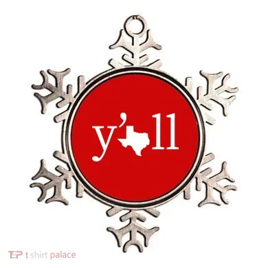 Texas Y'all Ornament