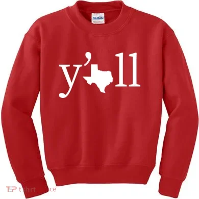 Texas Y'all Kids Sweatshirt