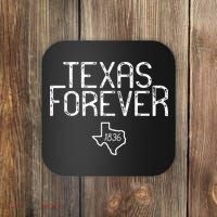 Texas Forever 1836 Aged Font Coaster thumb 0