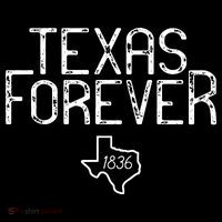 Texas Forever 1836 Aged Font Mousepad thumb 1
