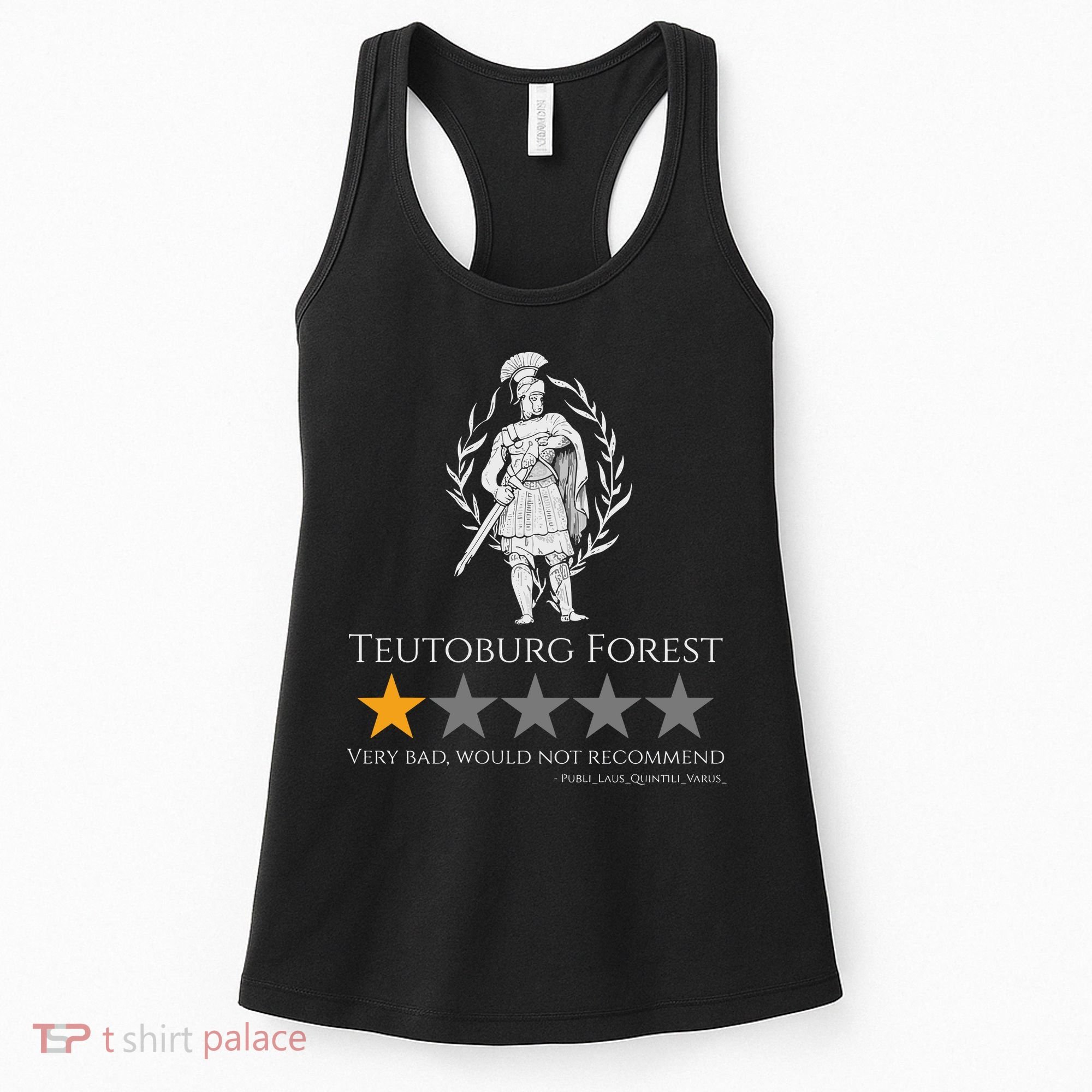 Teutoburg Forest 1-Star Review Funny Roman History Women's Tank Top