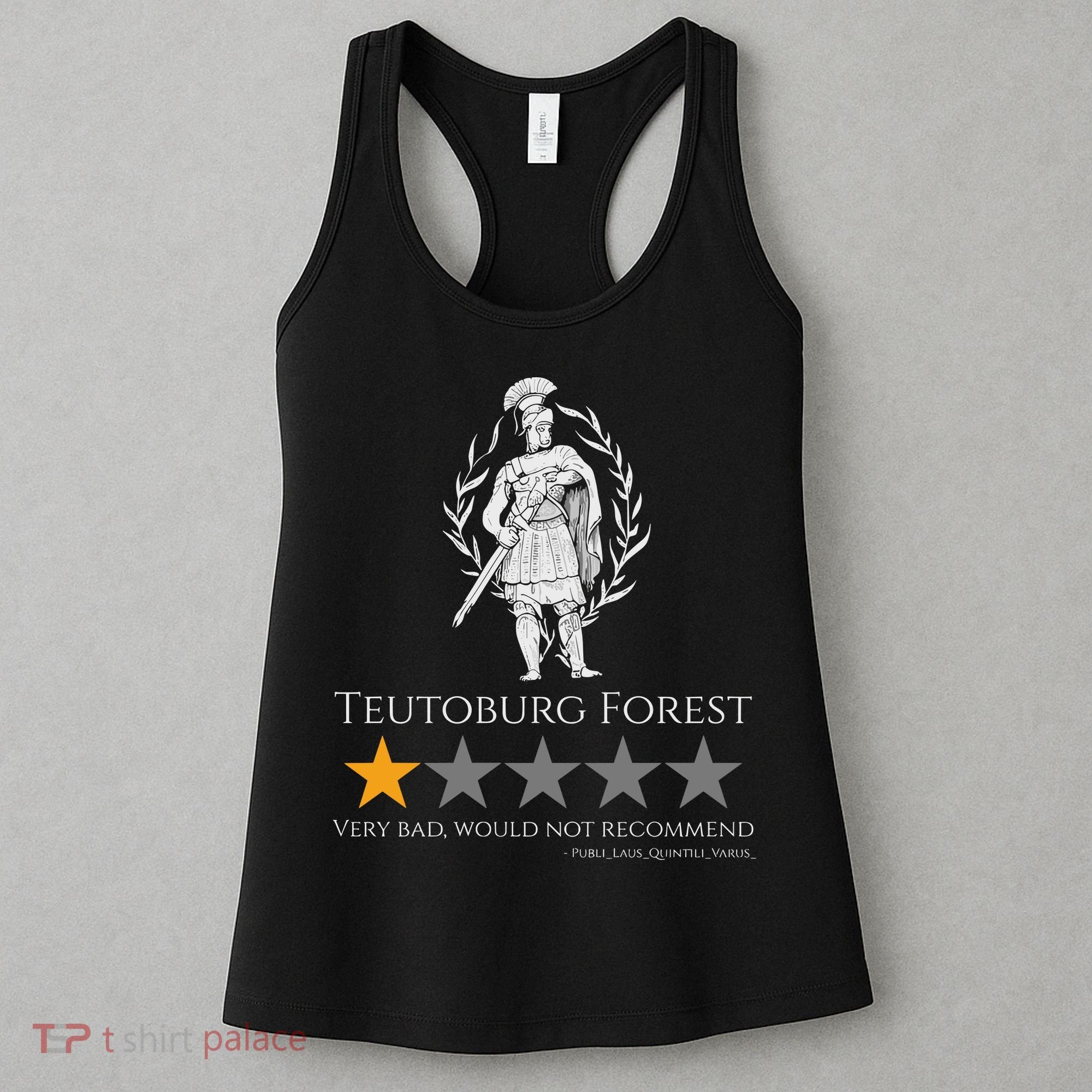 Teutoburg Forest 1-Star Review Funny Roman History Women's Tank Top
