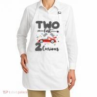 Two Fast 2 Curious Racing 2nd Birthday gift Apron thumb 2