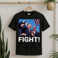 Trump Fight 2024 Usa Flag Save Our Republic Pennsylvania Rally 2024 T-Shirt thumb 2