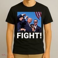 Trump Fight 2024 Usa Flag Save Our Republic Pennsylvania Rally 2024 T-Shirt thumb 3