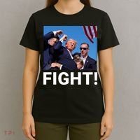Trump Fight 2024 Usa Flag Save Our Republic Pennsylvania Rally 2024 T-Shirt thumb 4