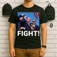 Trump Fight 2024 Usa Flag Save Our Republic Pennsylvania Rally 2024 T-Shirt thumb 6