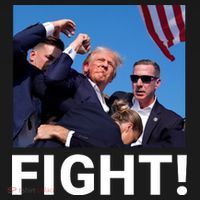 Trump Fight 2024 Usa Flag Save Our Republic Pennsylvania Rally 2024 T-Shirt thumb 7