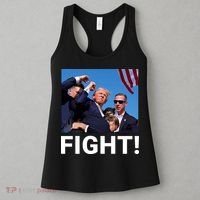Trump Fight 2024 Usa Flag Save Our Republic Pennsylvania Rally 2024 Women's Tank Top thumb 3