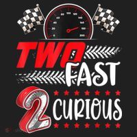 Two Fast 2 Curious Birthday Decorations 2nd Bday Women's Sweatshirt thumb 2