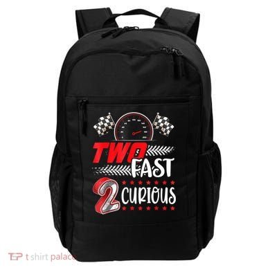 Two Fast 2 Curious Birthday Decorations 2nd Bday Backpack
