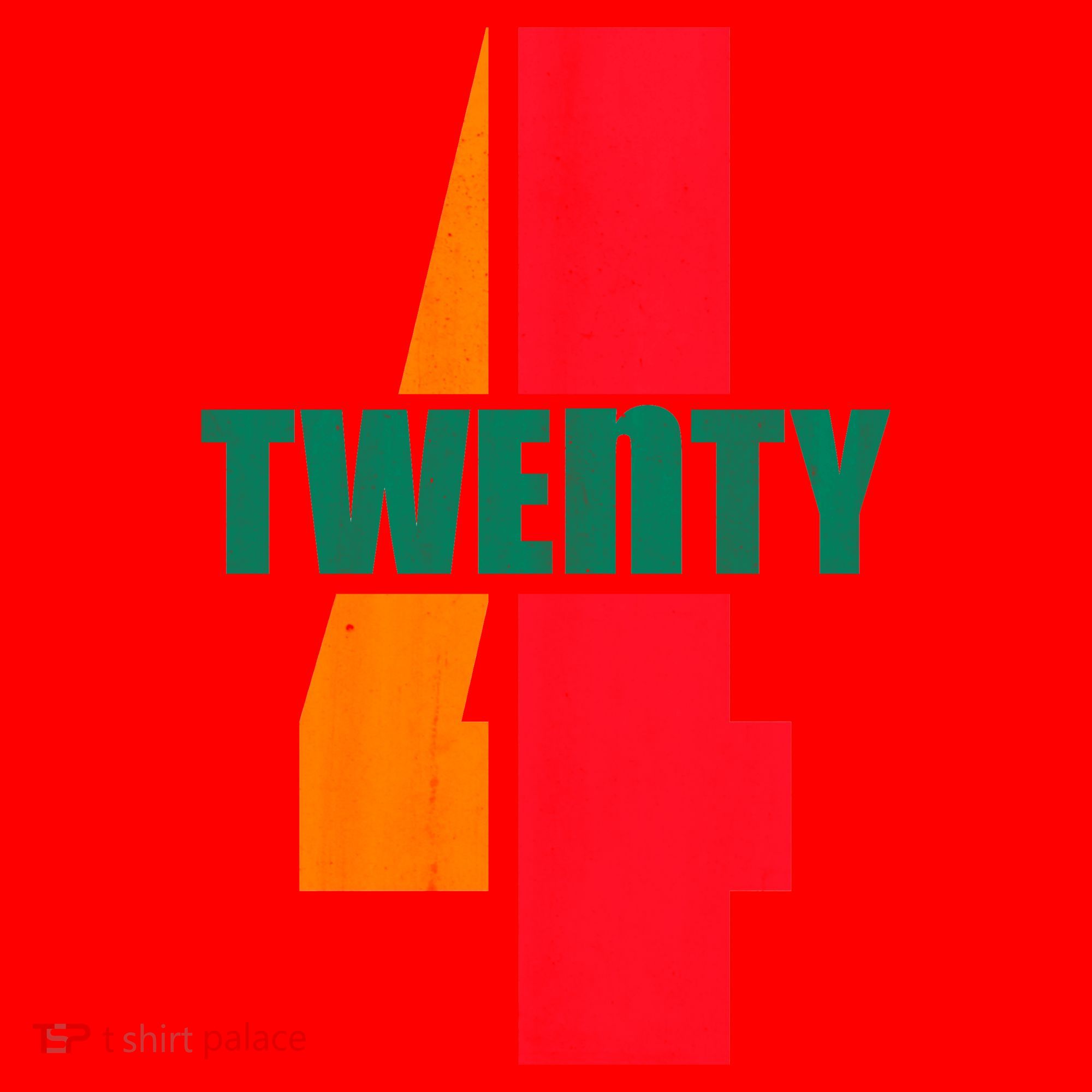 Twenty Four 24 Spoof Birthday Logo Santa Hat