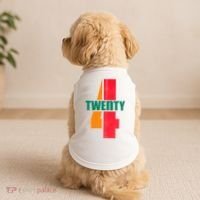 Twenty Four 24 Spoof Birthday Logo Doggie Tank thumb 2