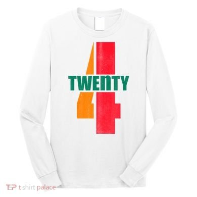 Twenty Four 24 Spoof Birthday Logo Long Sleeve Shirt