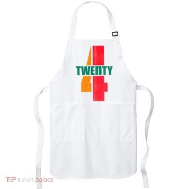 Twenty Four 24 Spoof Birthday Logo Apron