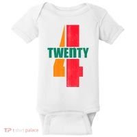 Twenty Four 24 Spoof Birthday Logo Baby Bodysuit thumb 0
