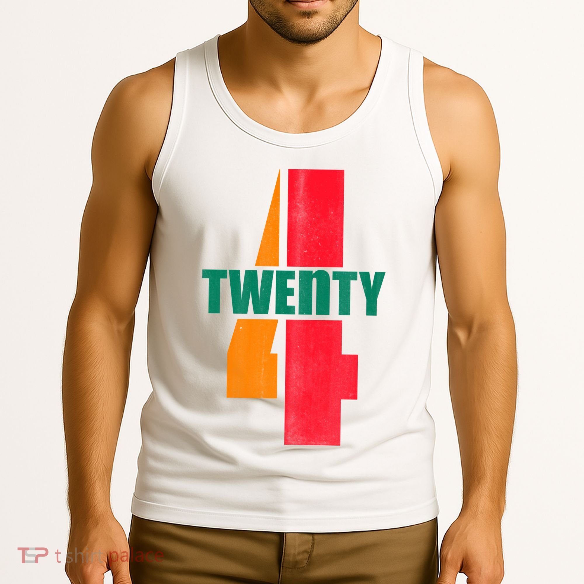 Twenty Four 24 Spoof Birthday Logo Tank Top