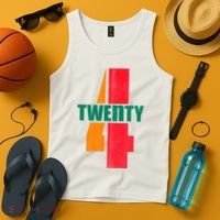 Twenty Four 24 Spoof Birthday Logo Tank Top thumb 4