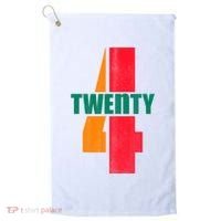 Twenty Four 24 Spoof Birthday Logo Golf Towel thumb 0
