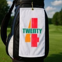 Twenty Four 24 Spoof Birthday Logo Golf Towel thumb 2