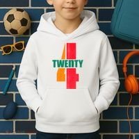 Twenty Four 24 Spoof Birthday Logo Kids Hoodie thumb 2