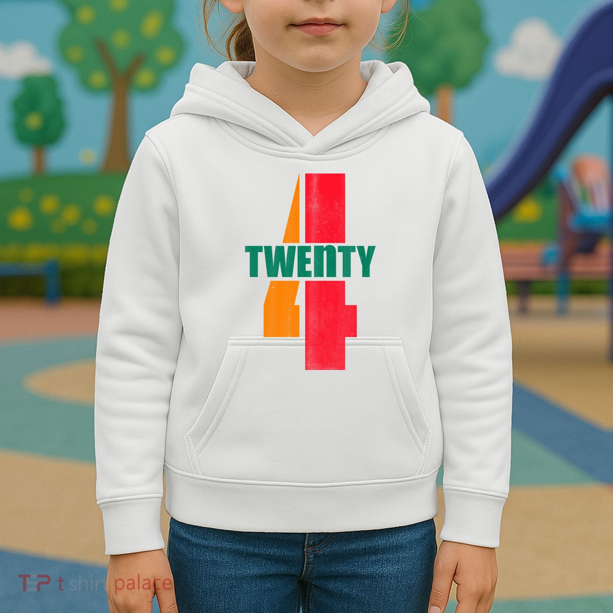 Twenty Four 24 Spoof Birthday Logo Kids Hoodie