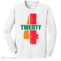 Twenty Four 24 Spoof Birthday Logo Kids Long Sleeve Shirt thumb 0