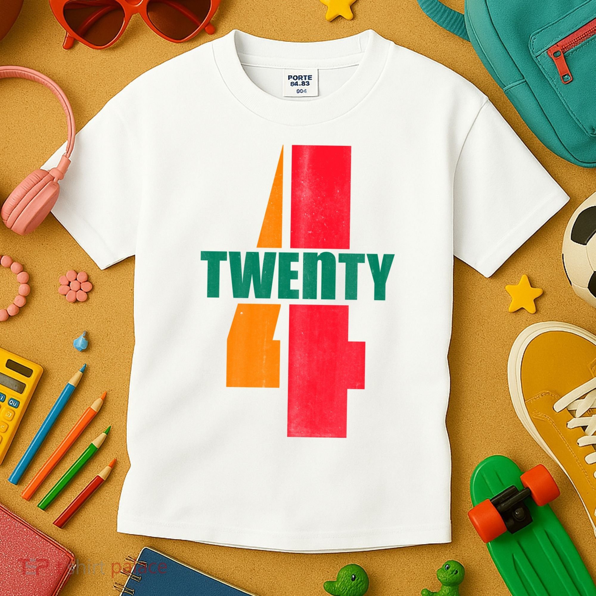 Twenty Four 24 Spoof Birthday Logo Kids T-Shirt