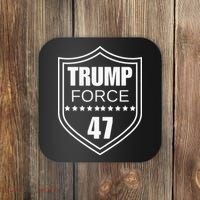 Trump Force 47 Ultra Maga More Than Ever Never Surrender Usa Coaster thumb 0